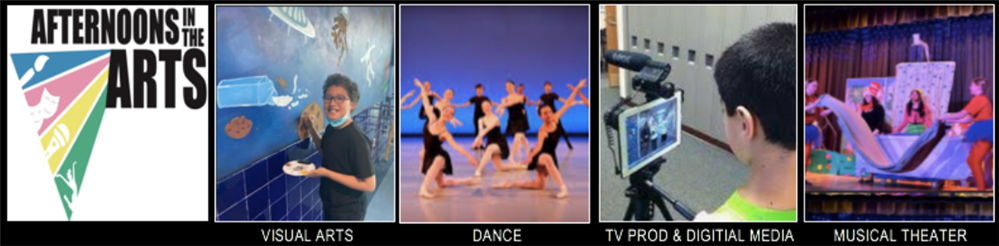 Afternoons In The Arts graphic heading